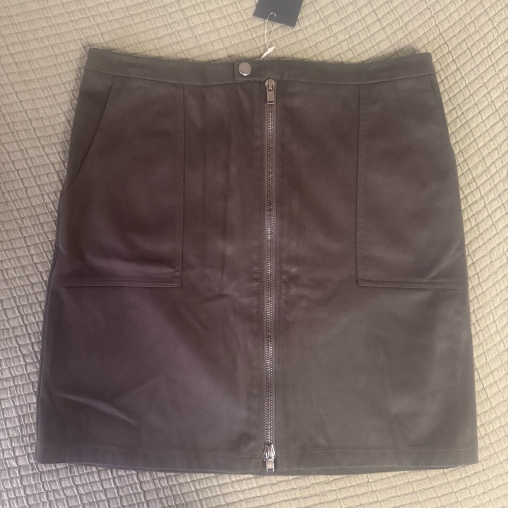 David Lerner Moto Skirt